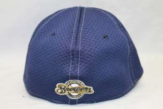 MILWAUKEE BREWERS HAT CAP NEW ERA 39THIRTY SIDE SWIPE BLUE  