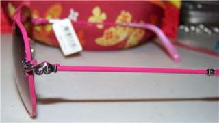 NEW BRIGHTON UPTOWN GIRL Pink Aviator Sunglasses   Retail $65.00 