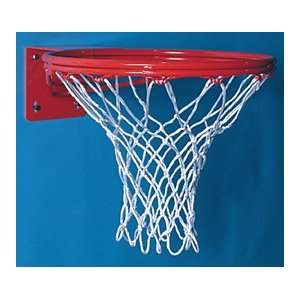 Basketball Double Rim Fixed Goal GDR 54 ORANGE RIM/WHITE NET OFFICIAL 