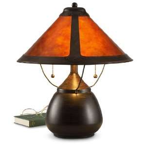  Mica Bean Pot Lamp