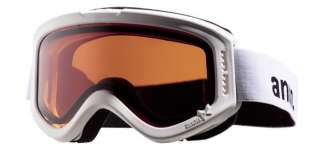   Tracker Youth Goggle White Amber lens snow ski vented 2012 new  