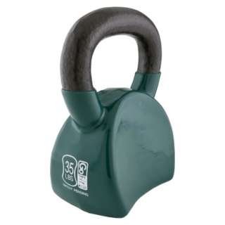 GoFit Bob Harper Contoured Kettlebell with DVD   Green (35Lb).Opens in 