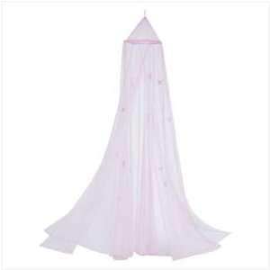 Butterfly Bed Canopy (bright pink netting) 