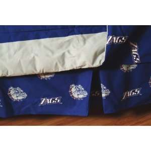  Gonzaga University Bulldogs Dust Ruffle Bed Skirt