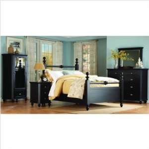  Bundle 90 889 Series Bedroom Set in Black Size Full
