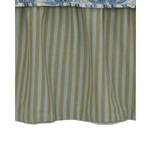    Pine Cone Hill Dash Stripe Slate Bedskirt Queen