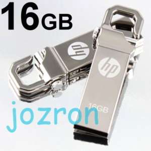 HP v250w 16GB 16G USB Flash Drive Disk Metal Stick Clip  