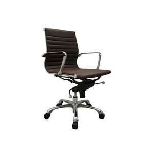  Comfy Low Back Office Chair Brown by J&M