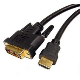 6FT GOLD HDMI M to DVI CABLE FOR PC LCD TV HDTV DVD  