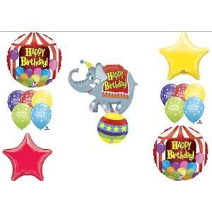   Elephant Big Top Birthday Party Balloons Decorations Supplies Favors