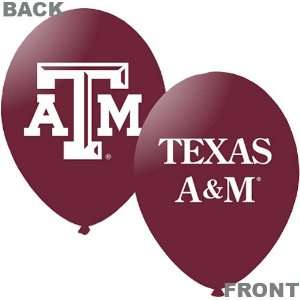   Texas A&M Aggies Brown 10 Pack 11 Latex Balloons