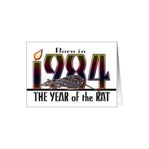  born in 1984   year of the Rat Card Health & Personal 