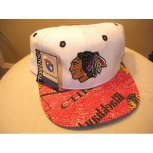   Blackhawks Rare Prototype Vintage Snapback Hat 