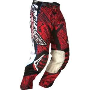  Fly Racing 2012 Evolution Race Pants Red/Black 26 Sports 