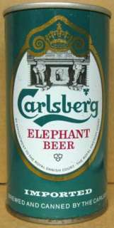 CARLSBERG ELEPHANT BEER ss 12oz 35.5cl old CAN DENMARK  