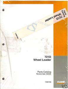 Case 721D Wheel Loader Parts Manual  