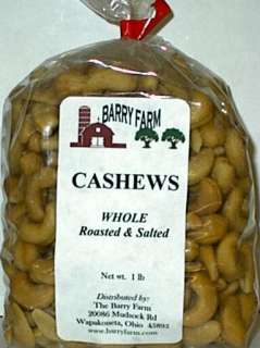 Cashews, Whole, Roasted/Salted, 8 ounce 030040  