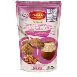   Ground Flaxseed, Almond, Brazil Nuts, Walnuts and Q10, 12.7000 Ounce