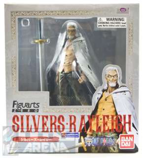 Figuarts Zero One Piece Silvers Rayleigh Bandai PVC Figure Brand New 