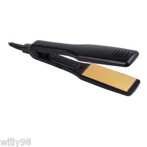 Revlon 1.5 Ceramic Hair Straightener / Flat Iron Fast Heat Up Instant 