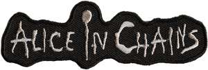 Alice In Chains  Logo Embroidered Patch, Iron On  