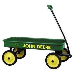 John Deere Kids 34437 Ertl Steel 28 Toy Wagon, Green and Yellow 