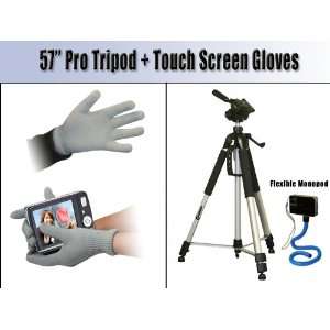  Tripod for Nikon Coolpix S550, S560 with Flexible Monopod and Touch 