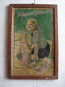 Vintage Framed Tin Sign, John Players Cigarettes  