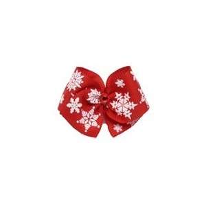  Puppy Kisses Christmas in NY Dog Hair Bow   French metal 
