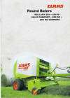 Claas Round Baler range brochure 2000