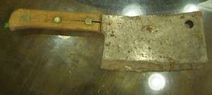 Dexter 5287 Meat Cleaver Butcher Knife Vintage heavy 7  
