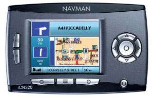  Navman iCN 320 2.8 Inch Portable GPS Navigator GPS 
