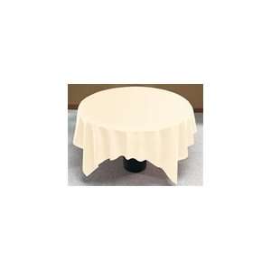  882 D17 Ecru Dinner Tablecovers Linen Like 82x82 