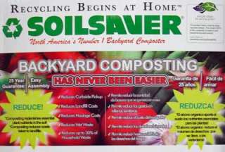 New SoilSaver Composter Compost Recyce Bin Soil Saver  