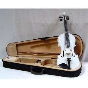   with Carrying Case + Accessories   White Color Musical Instruments