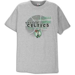  Celtics Majestic Mens NBA Shadow Ball Short Sleeve Tee 
