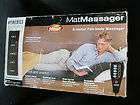 Homedics Mat Massager 5 Motor Full Body Massage w/ Heat Complete in 