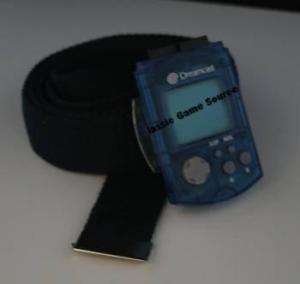 Sega Dreamcast Blue VMU Buckle & Belt NEW  