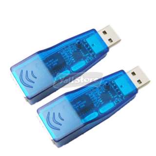 Lot 2 ETHERNET 10/100 NETWORK ADAPTER USB LAN RJ45 BLUE  