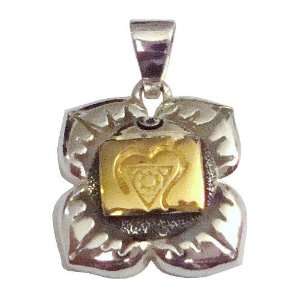   Silver Muladhara Base Chakra Pendant Necklace Jewelry 