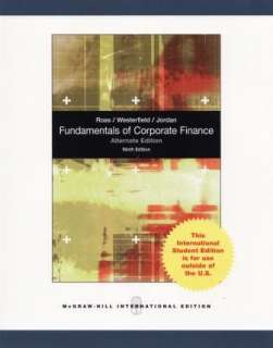 Fundamentals of Corporate Finance 9th Edition By Stephen A. Ross 