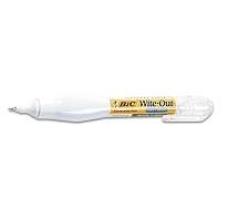 BIC WHITE WITE OUT SHAKE N SQUEEZE CORRECTION PEN  