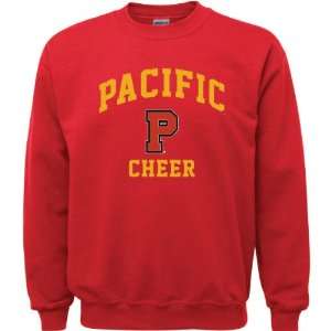  Pacific Boxers Red Youth Cheer Arch Crewneck Sweatshirt 