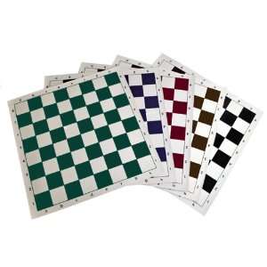  Quality Vinyl Chess Board   20 Chess Mat Forest Green 