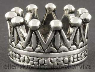 Unique Classy Queen Crown Ring Size 9.5 New #rg333sv9.5  