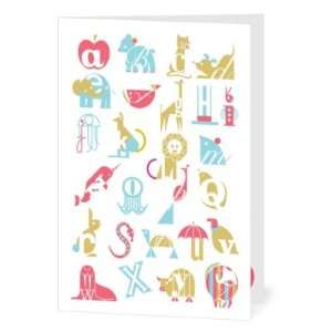  Blank Inside Greeting Cards   Animal Alphabet By Eleanor 
