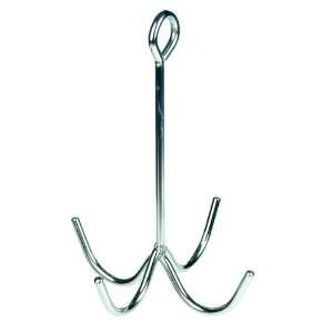  Four Prong Chrome Plated Cleaning Hook