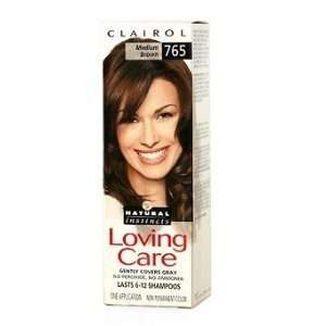 Clairol Loving Care, Non Permanant Hair Color, Medium Brown 765 (3 