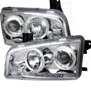  Dodge Charger Halo Led Projector Headlights / Head Lamps 