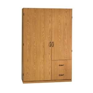  Oak Wardrobe Closet and Storage Organizer